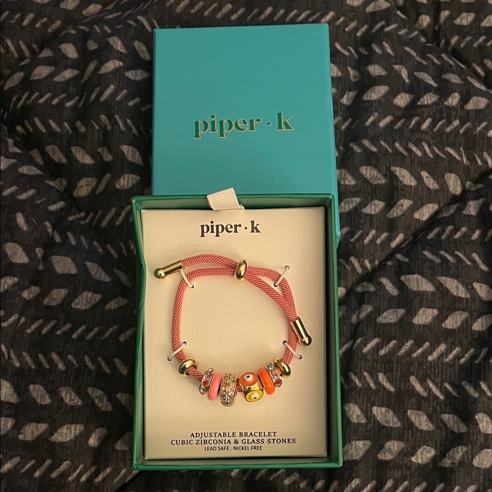 Piper Pink and Gold Bracelet